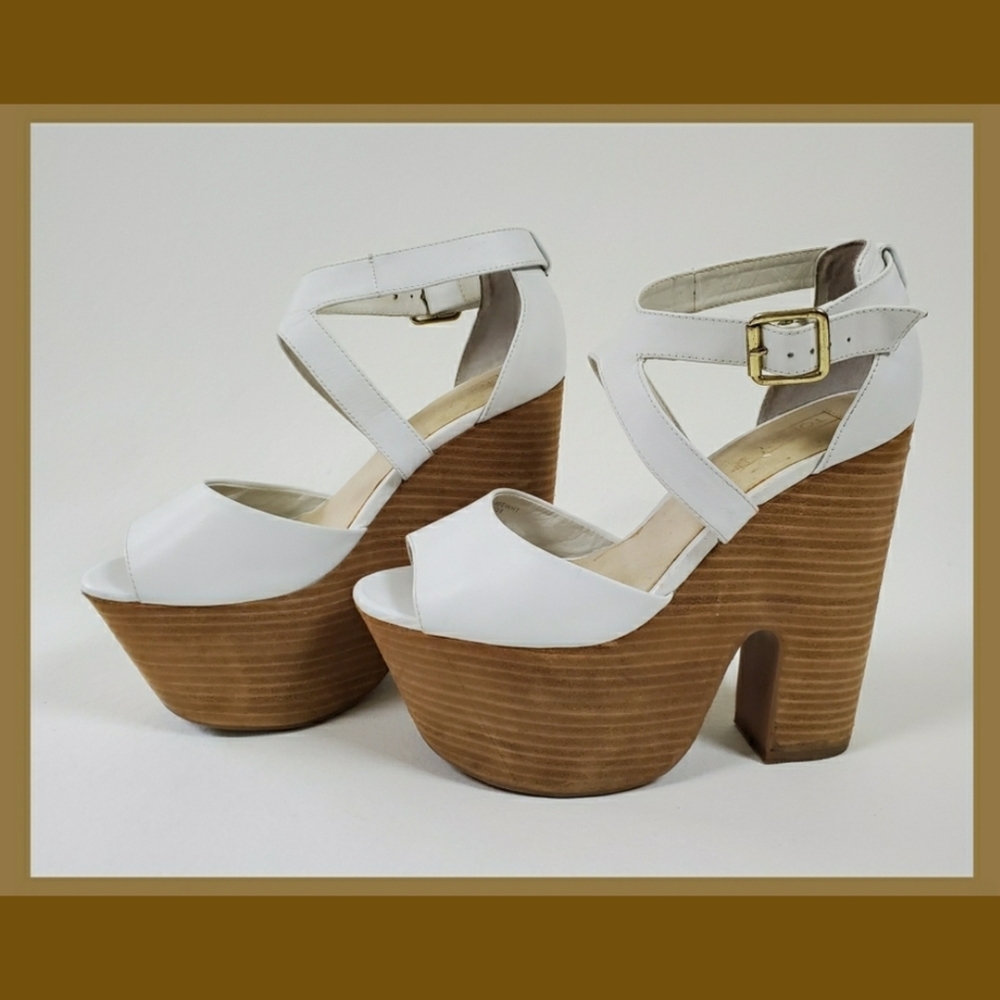 Topshop retro platform heels - Picture 1 of 8